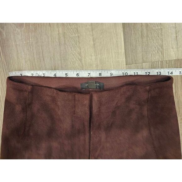 Ann Taylor size 8 Petite Brown Suede Look Pants - Picture 7 of 11